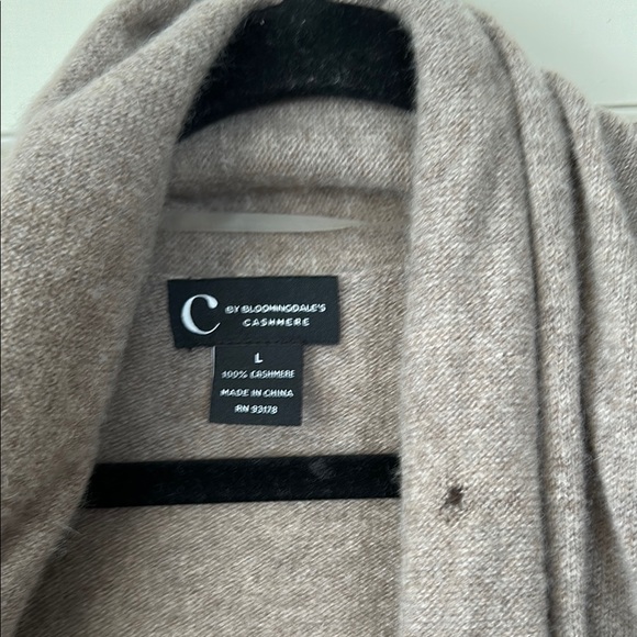 Bloomingdale's Brown and Black Cardigan with Shawl Collar - Picture 5 of 5